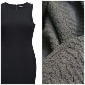 Sz XS Black J. McLaughlin Sleeveless Dress Textured